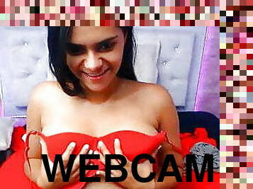 mastürbasyon-masturbation, latin-amerikalı-kadın, soyunma, web-kamerası