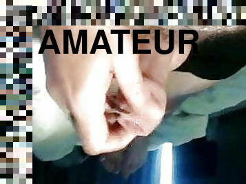 Jerking Masturbation Cumshot Uncut Cock Solo Amateur Dad