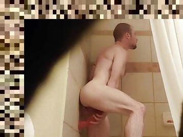 FTM transgender caught in the shower