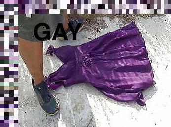 piss on purple 4 dress