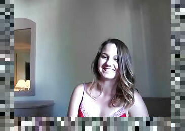 Snazzy shaved Brazilian teen tart Alaina Brooke in very hot hardcore video