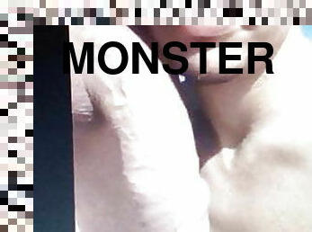 pappa, masturbation, monster, gigantisk-kuk, gay, strand, ung18, farsan, björn, sugande