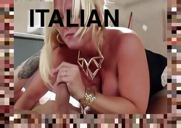 Nice platinum Italian mom Alura Jenson having a hard core fuck in public place