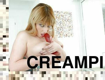 Lucie Fernandez by All Internal in dripping creampie scene