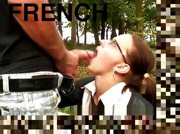 french schoolgirl fucked in nature