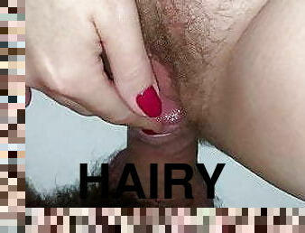 Hairy Mom creampie