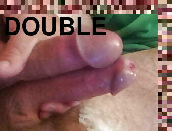 masturbation, amateur, ejaculation-sur-le-corps, énorme-bite, gay, double, ejaculation