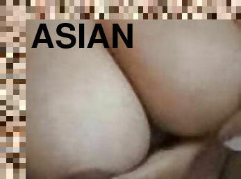 asiatisk, storatuttar, masturbation, tuttar