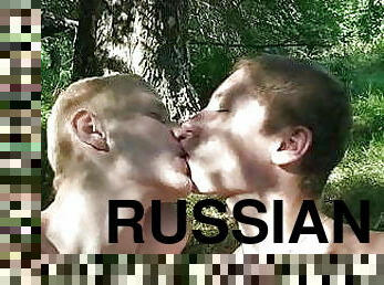 krievu, tūpļa, minēts, homoseksuāls, vintāža, pāris, mirklis