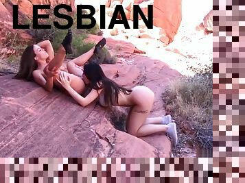 Lesbians go hiking