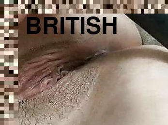 masturbácia, bbw, štetka, britské