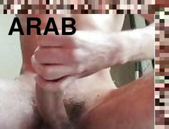 mastubasi, umum, cumshot-keluarnya-sperma, penis-besar, buatan-rumah, arab, sentakkan, sperma, teransang, seorang-diri