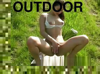 Sexy Outdoor Girl