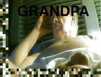 grandpa stroke on webcam