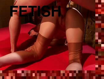 Foot-Job And Pantyhose