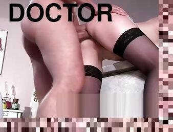 Patient jizzed by doctor