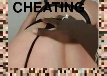 Cheating hotwife rides her BBC POV
