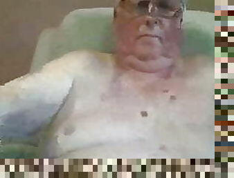 grandpa stroke on webcam