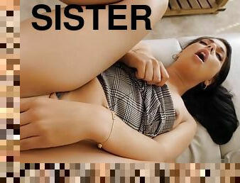 Latina Step-Sister Caught Brother Sniffing Panties