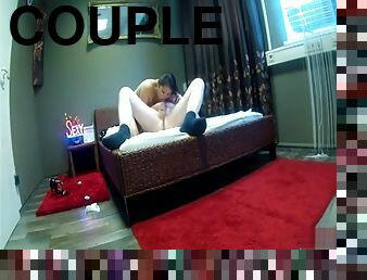 Euro couple caught by motels hidden cam