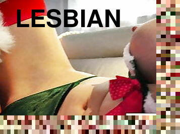 Christmas lesbians do what lesbians do on Christmas, Fuck!