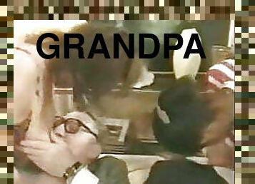 asiático, pai, avó, anal, brinquedo, gay, massagem, casal, paizinho, avô-grandpa