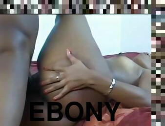 Horny Ebony Lady Armani Sucking Bigcock Deepthroat