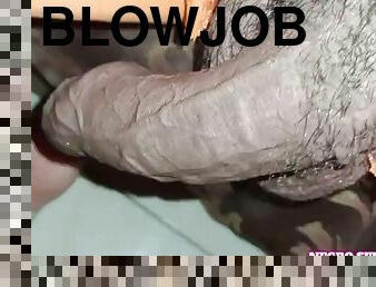 JUICY BLOWJOB ON A BIG BBC