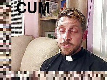 Priest ridden bareback for cumshot