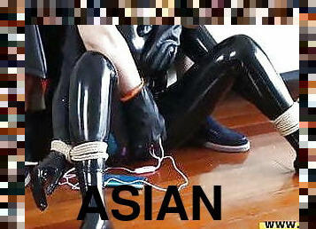 asiatisk, masturbation, orgasm, tonåring, japansk, massage, bdsm, kinky, fetisch, latex