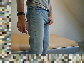 jeans bulge