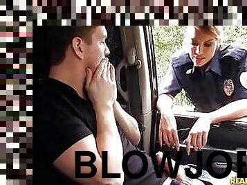 Police blowjob 