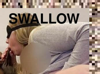 College girl kept SUCKING and SWALLOWED while I came in her mouth