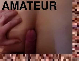 énorme, amateur, ejaculation-sur-le-corps, butin, ejaculation, bout-a-bout