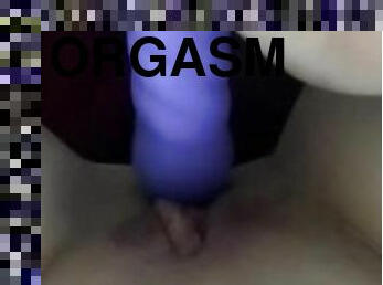 POV slow fucking herself with vibrator - very wet pussy HD