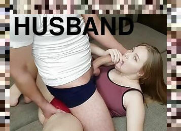 Fantastic girl fucks hard with her ex-husband on cam