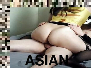 asiatisk, röv, fitta-pussy, amatör, milf, rumpa, fötter, nätstrumpor, fetisch, cowgirl