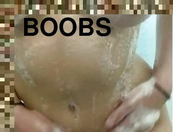 culo, bañando, tetas-grandes, masturbación, orgasmo, colegiala-schoolgirl, amateur, babes, adolescente, tetas