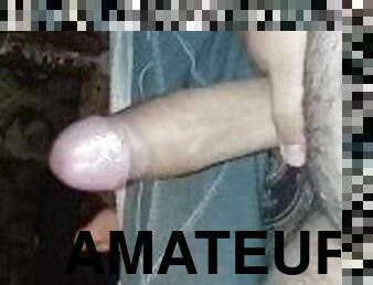 masturbation, amatör, busig, ensam, kuk