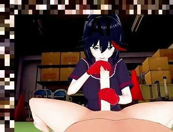 ?REAL POV?Ryuuko Matoi Plays with your Dick