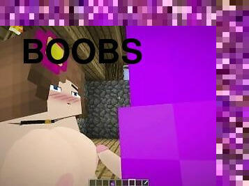 Minecraft Jenny Mod! Boob job from a big titty girl Jenny!