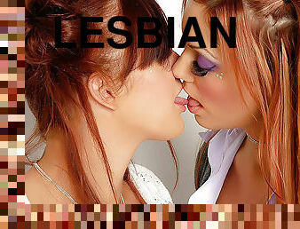 כוס-pussy, לסבית-lesbian, גרביונים-stockings