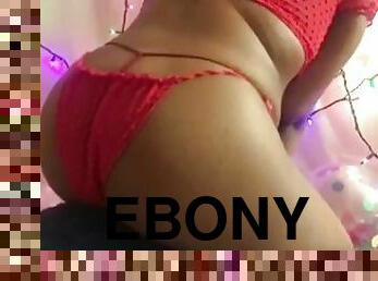 Chubby ebony humping balloons & pillows (Ass Worship)