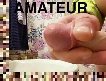 pappa, amatør, cumshot, stor-pikk, homofil, handjob, pov, cum, alene, far