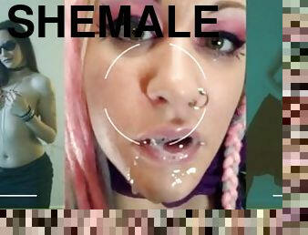 shemale, hardcore, homofil, cum, fetisj