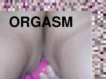 Thick teen with amazing ass humping vibrator until she has multiple leg shaking orgasms!