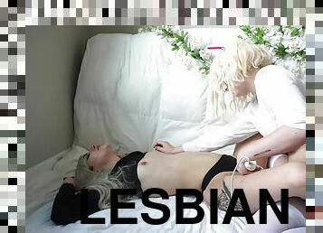 Two Hot Blonde Lesbians In Lin