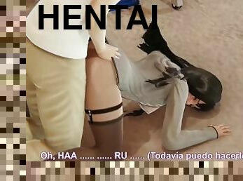 onani, anal, pikslikkeri, udløsning, hardcore, creampie, anime, fantasi, hentai, hårdhændet