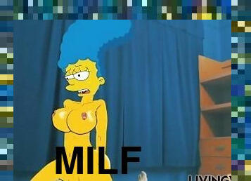 milf, peppu, hentai, ratsastus