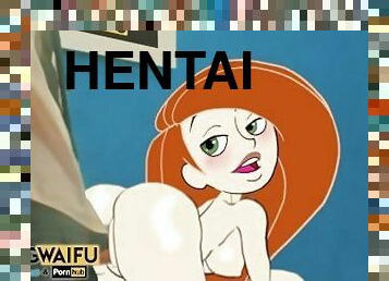 KIM POSSIBLE 2D Real CARTOON animation Big Ass Booty HENTAI Riding Cosplay Porn Anime sex porn xxx